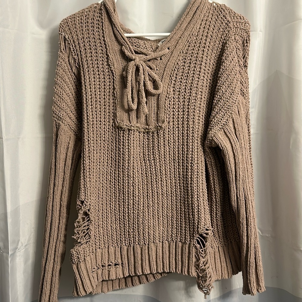 Women's beige/tan Knit Sweater